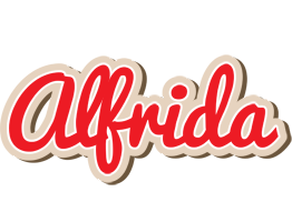 Alfrida chocolate logo