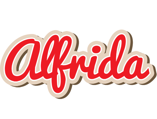 Alfrida chocolate logo