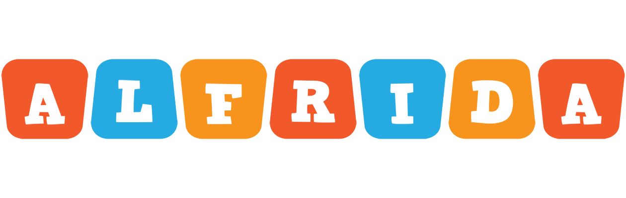 Alfrida comics logo