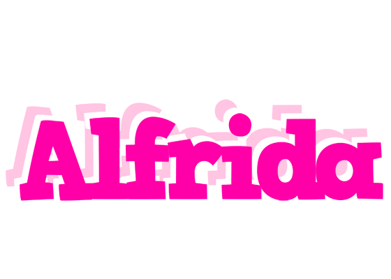 Alfrida dancing logo
