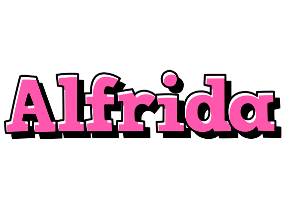 Alfrida girlish logo