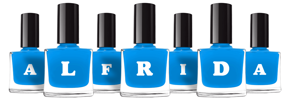 Alfrida glossy logo