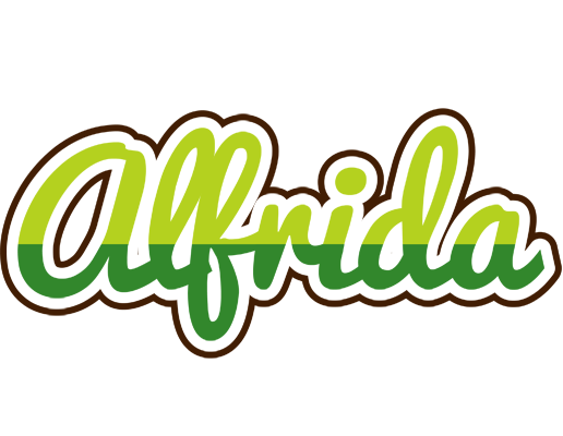 Alfrida golfing logo