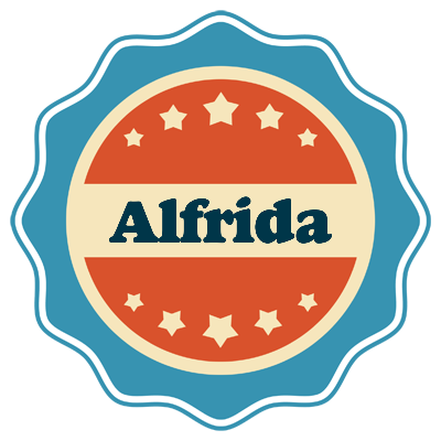 Alfrida labels logo
