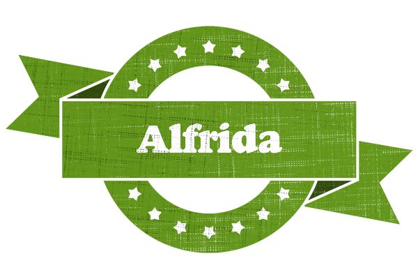 Alfrida natural logo