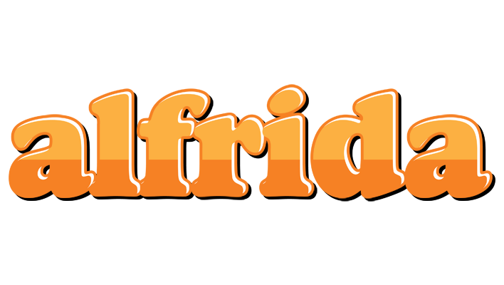 Alfrida orange logo