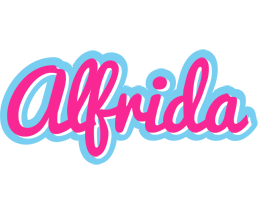 Alfrida popstar logo