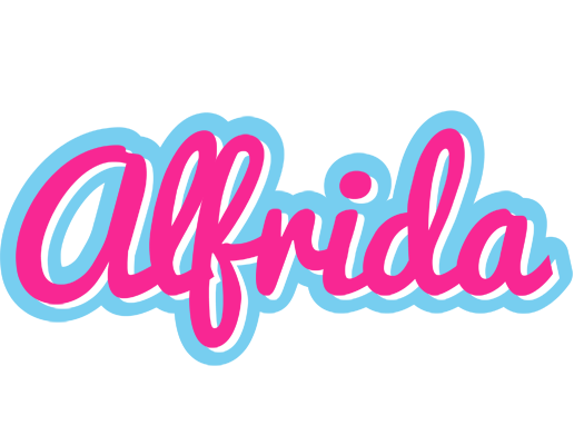 Alfrida popstar logo