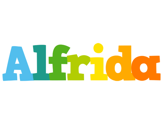 Alfrida rainbows logo
