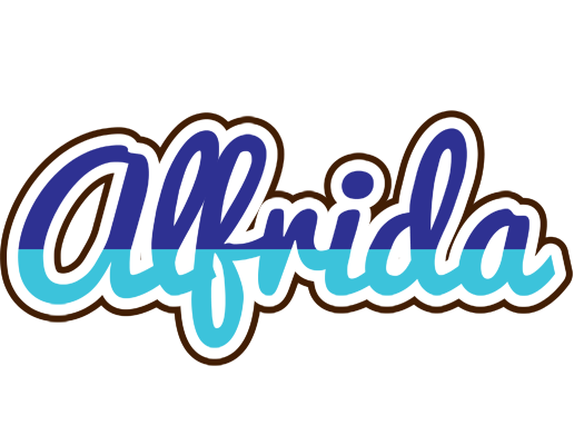Alfrida raining logo