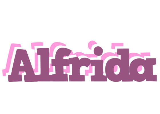 Alfrida relaxing logo