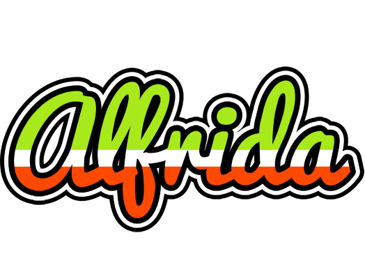 Alfrida superfun logo