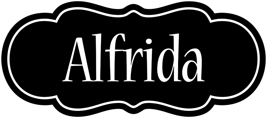 Alfrida welcome logo