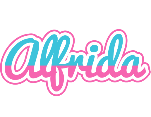 Alfrida woman logo
