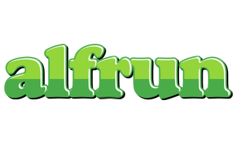 Alfrun apple logo