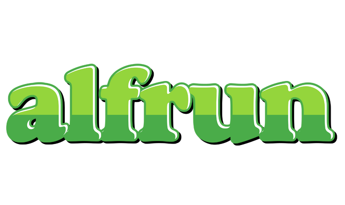 Alfrun apple logo