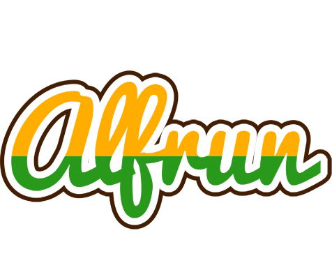 Alfrun banana logo