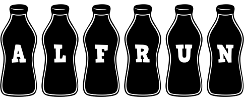 Alfrun bottle logo