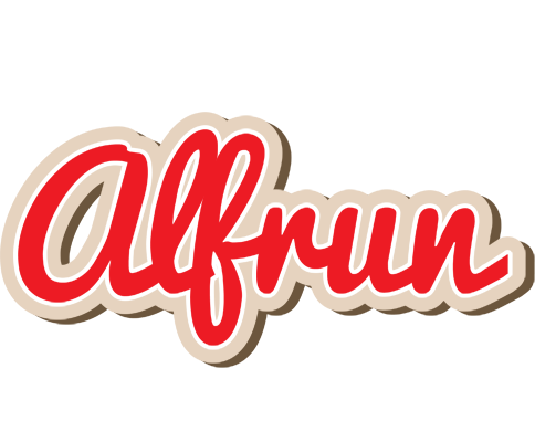 Alfrun chocolate logo
