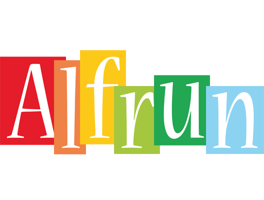 Alfrun colors logo