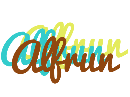 Alfrun cupcake logo