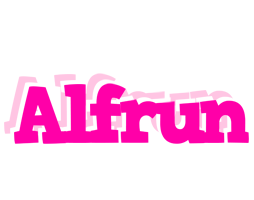 Alfrun dancing logo