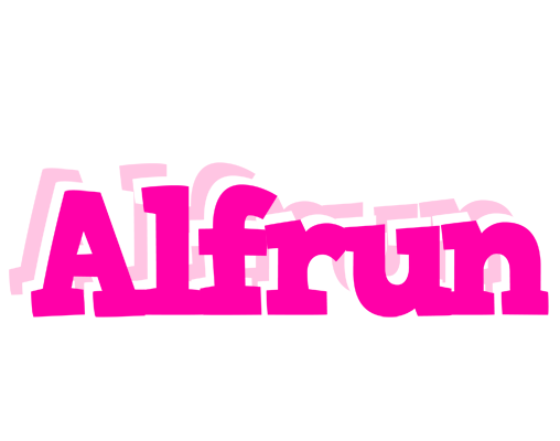 Alfrun dancing logo