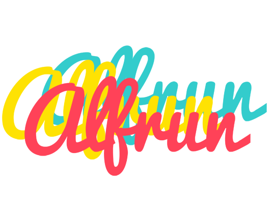Alfrun disco logo