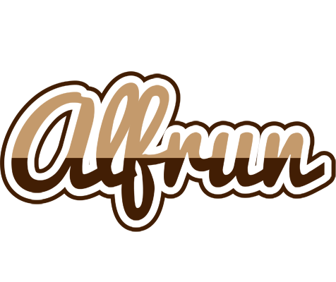 Alfrun exclusive logo