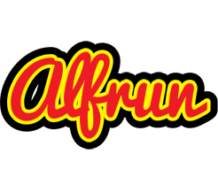 Alfrun fireman logo