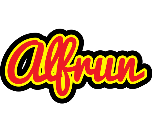 Alfrun fireman logo