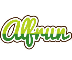 Alfrun golfing logo