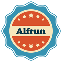 Alfrun labels logo