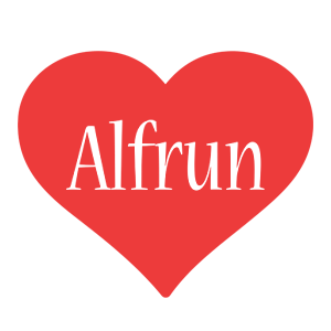 Alfrun love logo