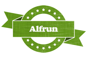 Alfrun natural logo