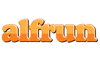 Alfrun orange logo