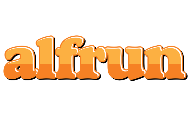 Alfrun orange logo