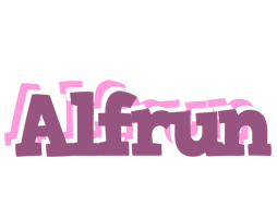 Alfrun relaxing logo