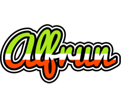 Alfrun superfun logo