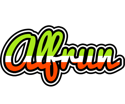 Alfrun superfun logo