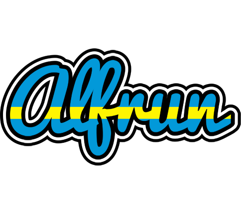 Alfrun sweden logo