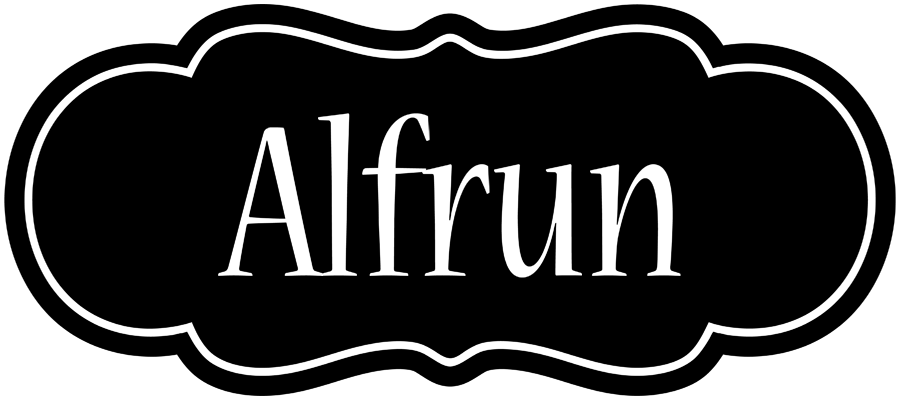 Alfrun welcome logo