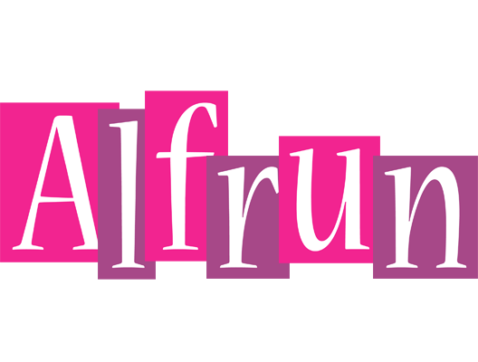 Alfrun whine logo
