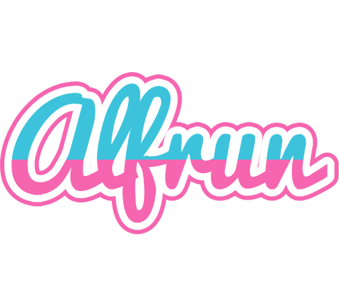 Alfrun woman logo
