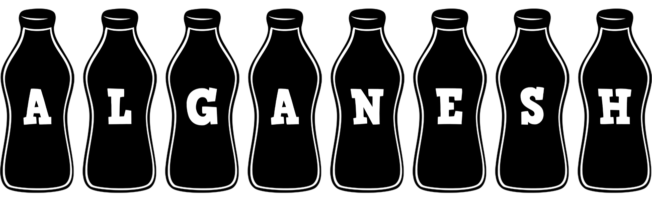 Alganesh bottle logo
