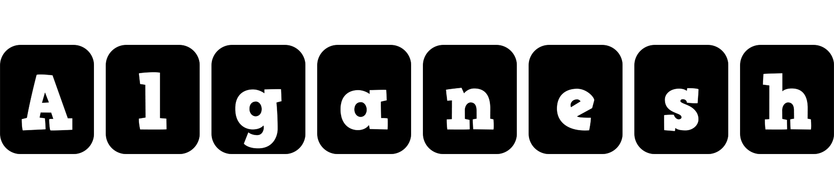 Alganesh box logo
