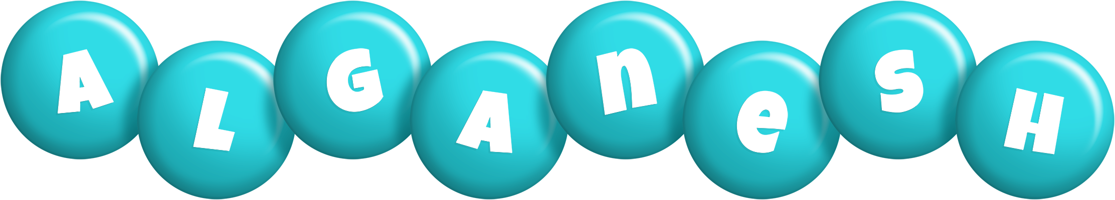 Alganesh candy-azur logo