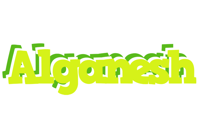 Alganesh citrus logo