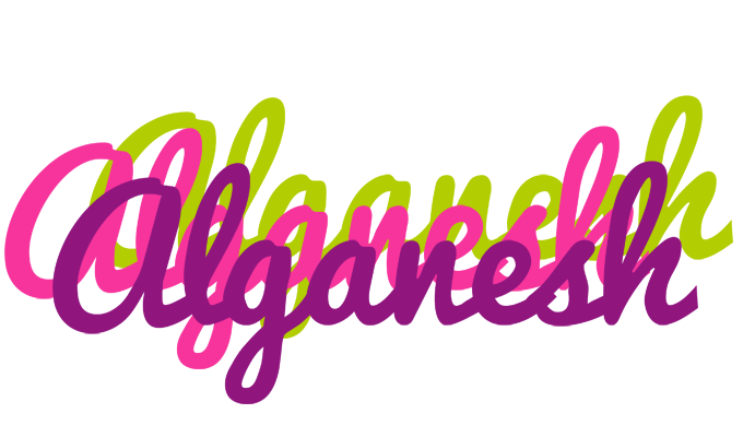 Alganesh flowers logo