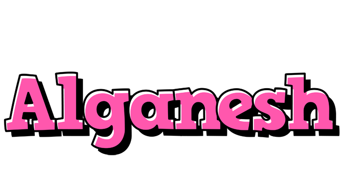 Alganesh girlish logo